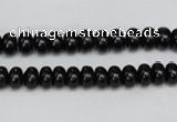 CTO119 15.5 inches 7*11mm rondelle black tourmaline beads