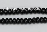 CTO120 15.5 inches 8*12mm rondelle black tourmaline beads