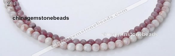 CTO14 15 inches 6mm & 6.5mm round natural tourmaline beads