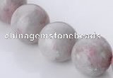 CTO19 15mm 15 inches round natural tourmaline beads wholesale