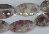 CTO213 15.5 inches 16*28mm marquise pink tourmaline gemstone beads