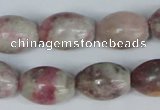 CTO217 15.5 inches 13*18mm rice pink tourmaline gemstone beads