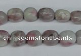 CTO221 15.5 inches 12*14mm nugget pink tourmaline gemstone beads