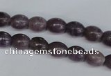 CTO230 15.5 inches 8*10mm rice tourmaline gemstone beads