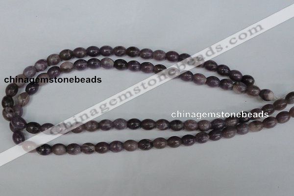 CTO230 15.5 inches 8*10mm rice tourmaline gemstone beads