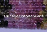 CTO302 15.5 inches 2*3mm faceted rondelle tourmaline beads