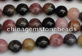 CTO358 15.5 inches 9mm round natural tourmaline gemstone beads