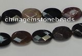 CTO36 15.5 inches 10*14mm faceted oval natural tourmaline beads