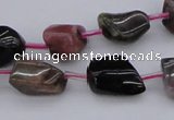 CTO395 15.5 inches 8*12mm - 10*14mm nuggets tourmaline gemstone beads