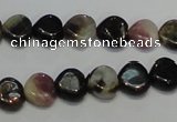 CTO40 15.5 inches 10*10mm heart natural tourmaline beads wholesale