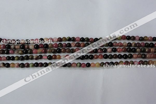 CTO450 15.5 inches 3mm round natural tourmaline gemstone beads