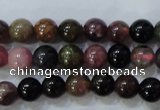 CTO452 15.5 inches 5mm round natural tourmaline gemstone beads