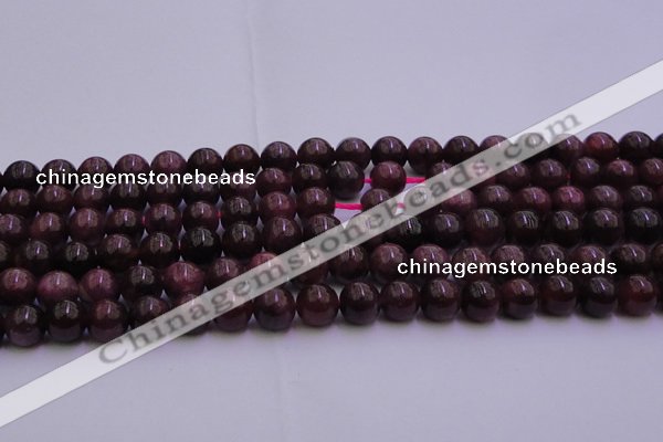 CTO501 15.5 inches 5mm - 5.5mm round natural red tourmaline beads