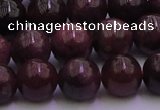 CTO502 15.5 inches 6mm - 6.5mm round natural red tourmaline beads