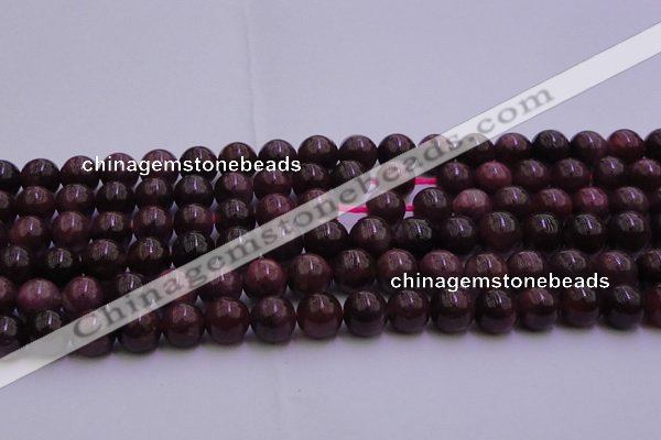 CTO502 15.5 inches 6mm - 6.5mm round natural red tourmaline beads