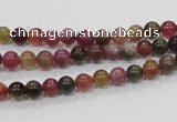 CTO60 15.5 inches 4mm round natural tourmaline gemstone beads