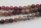 CTO61 15.5 inches 5mm round natural tourmaline gemstone beads