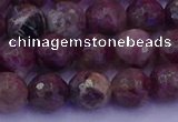 CTO612 15.5 inches 7mm faceted round tourmaline gemstone beads