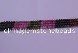 CTO625 15.5 inches 4mm round tourmaline gemstone beads wholesale