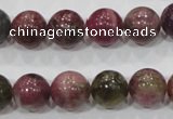 CTO66 15.5 inches 12mm round natural tourmaline gemstone beads