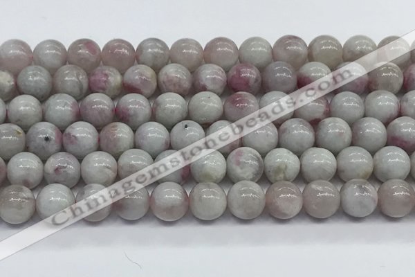 CTO693 15.5 inches 10mm round pink tourmaline gemstone beads