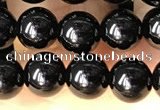 CTO701 15.5 inches 6mm round black tourmaline beads wholesale