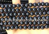 CTO712 15.5 inches 8mm round black tourmaline gemstone beads