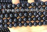 CTO713 15.5 inches 10mm round black tourmaline gemstone beads