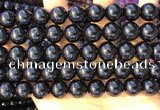 CTO714 15.5 inches 12mm round black tourmaline gemstone beads