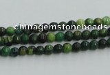 CTP01 15.5 inches 4mm round yellow green pine gemstone beads wholesale