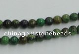 CTP02 15.5 inches 6mm round yellow green pine gemstone beads wholesale