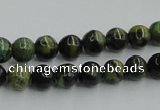 CTP03 15.5 inches 8mm round yellow green pine gemstone beads wholesale