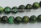 CTP04 15.5 inches 10mm round yellow green pine gemstone beads wholesale