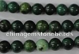 CTP202 15.5 inches 8mm round yellow pine turquoise beads wholesale