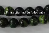 CTP203 15.5 inches 10mm round yellow pine turquoise beads wholesale