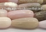 CTR150 15.5 inches 6*16mm teardrop natural pink opal beads