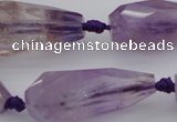 CTR210 15.5 inches 15*25mm - 16*40mm faceted teardrop ametrine beads