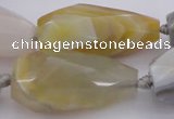 CTR212 15.5 inches 15*25mm - 16*40mm faceted teardrop Botswana agate beads