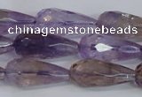 CTR300 15.5 inches 12*25mm faceted teardrop natural ametrine beads