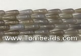 CTR400 15.5 inches 8*20mm teardrop agate beads wholesale