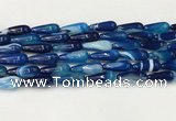 CTR405 15.5 inches 8*20mm teardrop agate beads wholesale