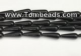 CTR435 15.5 inches 10*30mm teardrop agate beads wholesale