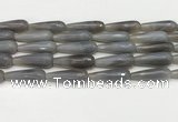 CTR450 15.5 inches 10*30mm faceted teardrop agate beads wholesale