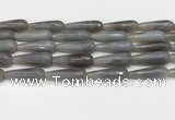 CTR450 15.5 inches 10*30mm faceted teardrop agate beads wholesale