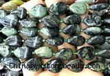 CTR515 15 inches 13*18mm flat teardrop kambaba jasper beads