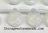 CTR674 Top drilled 10*14mm faceted briolette opalite beads wholesale