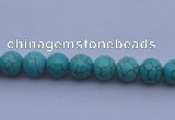 CTU01 15.5 inches 4mm round blue turquoise strand beads Wholesale