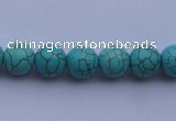 CTU05 15.5 inches 12mm round blue turquoise strand beads Wholesale