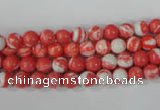 CTU1000 15.5 inches 4mm round synthetic turquoise beads wholesale