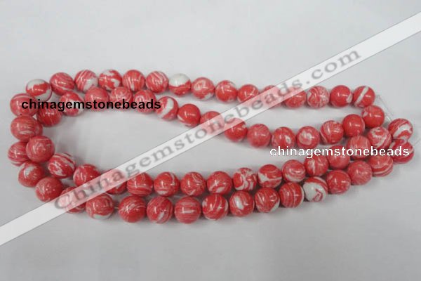 CTU1004 15.5 inches 12mm round synthetic turquoise beads wholesale